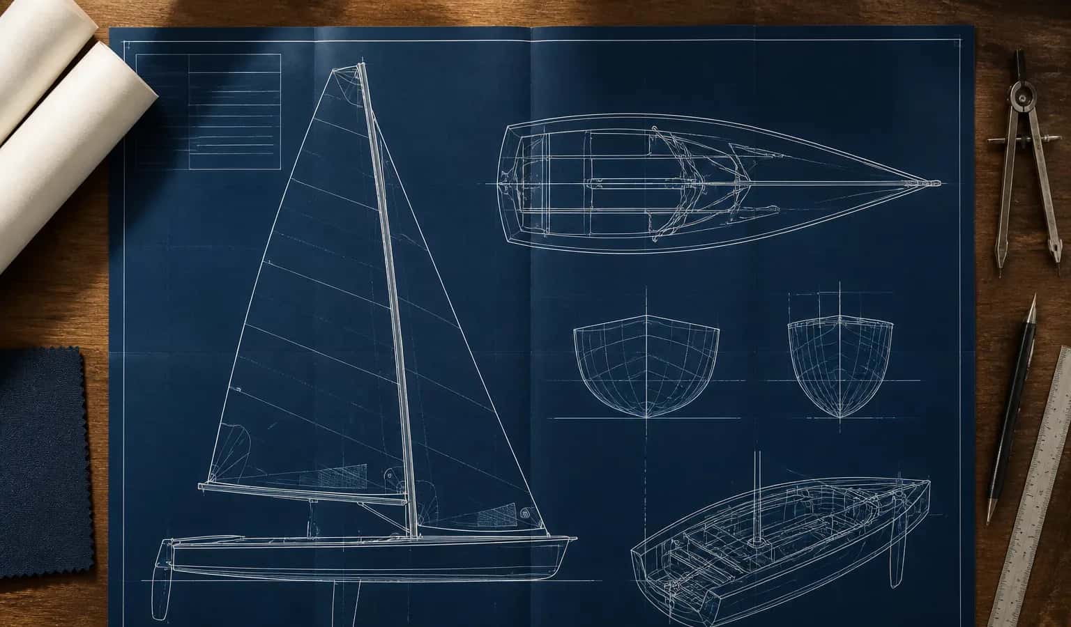 Editorial illustration of RS Sailing RS Aero 5