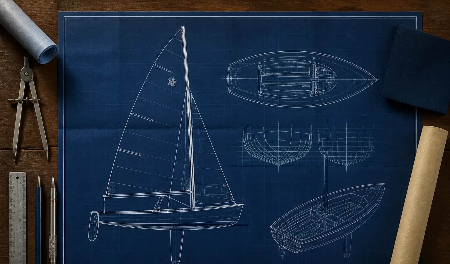 Editorial illustration of Spiral Spiral (dinghy)